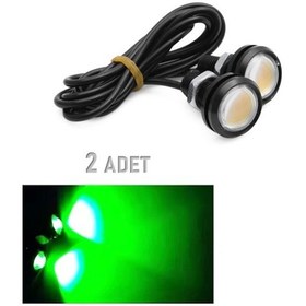 Resim 2 Adet Ayna Altı Lamba Kartal Göz Gündüz Ledi Yeşil 