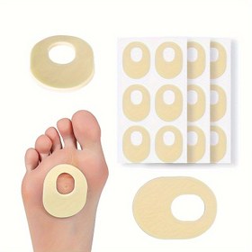 Resim Lateks Aşınmaya Karşı Koruyucu Mısır Sticker Ayak Pedleri Ayak Parmak Stickerları Dokusuz Yastık Kendinden Yapışkanlı Ayak Stickerları Nasır Koruma ve Kabarcık Koruma için Çok Fonksiyonlu Ayak Stickerları Yapışmaz Kendinden Yapışkanlı 