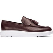 Resim Deery Hakiki Deri Bordo Püsküllü Erkek Loafer Bordo (492270996) Bordo 