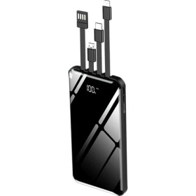 Resim Intouch 10.000 mAh Prime Dijital Göstergeli Dahili Çoklu Kablolu Powerbank 