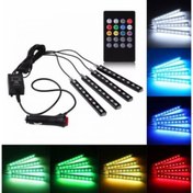 Resim Class Ayak Altı LED Kumandalı Araç İçi Aydınlatma 4'lü 