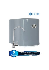 Resim Sumarkt S-tron 5 Aşamalı 12 Lt Metal Tanklı Süper Sarım Membran Teknolojili Pompalı Su Arıtm Cihazı 
