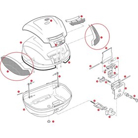 Resim Givi Z1394 Çanta Reflektörü Set E470 