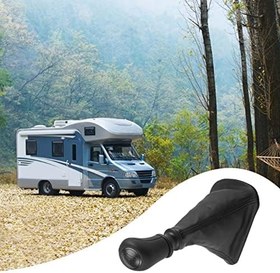 Resim W639 2003-2010 için PU Deri Çizmeli Manuel 6 Hız Vites Çubuğu Vites Kolu Hentbol 