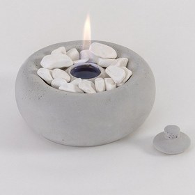 Resim Koza Home Inferno Yuvarlak Gri Ateş Çukuru 6275 Gri 