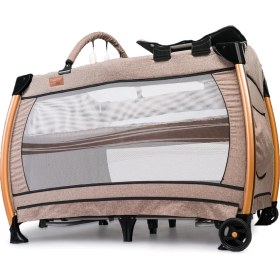 Resim Renklime Comfymax Power Park Yatak Oyun Parkı 70X110 - Wood Brown 