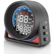 Resim Reedark Siyah Araç Gps Hud Gösterici - Gerçek Zamanlı Hız Kmh/mph , Yükseklik, Yön, Zaman, Aşırı Hız Ve Yorgun Sürücü Uyarısı Desteği 