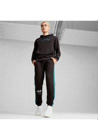 Resim Puma T7 Play.parıs. Unisex Siyah Eşofman Altı Düz 626768 Siyah 