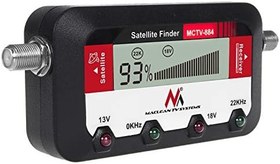 Resim Maclean MCTV-884 uydu bulucu, ses sinyali, ölçüm cihazı, uydu bulucu, ses sinyali, LCD ekran, FullHD HDTV, 4K, 25 cm, F bağlantı kablosu 