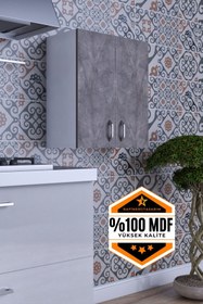 Resim rafineritasarım Moza Çok Amaçlı Dolap Kapaklı Mutfak Balkon Banyo Mdf 