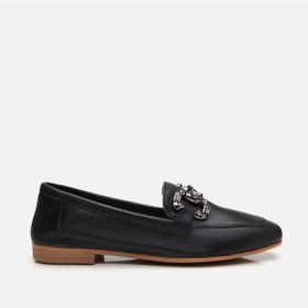 Resim Hotiç Hakiki Deri Siyah Kadın Loafer 01ayh306730a100 Siyah-black Siyah 