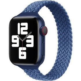 Resim Küçük Bel Tek Döngü Naylon Örgü Saat Kordonu iOS Uyumlu Ultra 49mm-watch Ultra 2 49mm / Seri 9-8 Se 3-se Akıllı Saat Aks. 47199286 