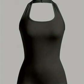 Resim Kadınların Y2K Seksi Sırtı Açık Askılı Üstü - Ayarlanabilir Askılı ve Ruched Detaylı, Rahat Yazlık Üstü, Rahat Kıyafet, Çok Yönlü Moda, Ayarlanabilir Askılar 