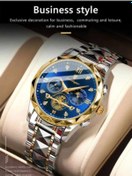 Resim POEDAGAR Orijinal Paslanmaz Çelik Erkek Lüx 1. Sınıf Kol Saati 