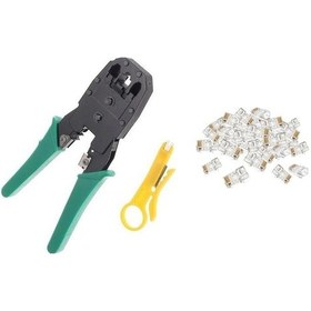 Resim Network Pensesi Rj45 Rj11 Rj9 100 Adet Konnektör 