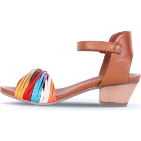 Resim Bueno Shoes Multi M10 Deri Kadın Topuklu Sandalet 01WQ1400 01WQ1400 