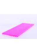 Resim Winnboss Sıcak Silikon Mum Çubuk Pembe - Kalın 11x300mm 10 Lu Paket 