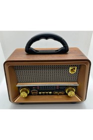 Resim ataşbey Rt-817 Nostalji Müzik Kutusu, Bluetooth, Usb/sd/aux/fm 3 Band Radyo Kumandalı 