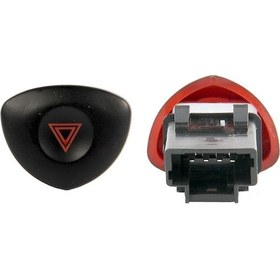 Resim OTOZET Renault Clio 2 Trafic - Master Dörtlü Flaşör Düğmesi 8200442723 