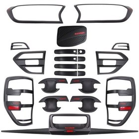 Resim Ranger T8 Kaplama Seti Dış Siyah Full 2018+ 