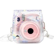 Resim Yuandong MINI11 Şeffaf Pvc Glitter Taşınabilir Kamera Çantası 