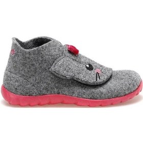 Resim Superfit Happy Kız Çocuk Panduf Gri (383882428) Gri 