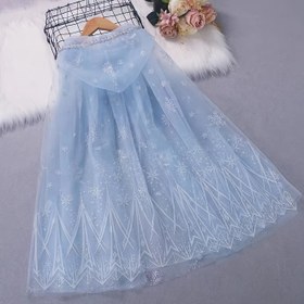 Resim Kızlar için Beyaz Kar Tanesi Tutu Pelerini Kostümü - Noel, Bale Performansı, Fındıkkıran ve Prenses Partileri İçin Katmanlı Işık Saçan Sonbahar Elbise Aksesuarı (Elbiseniz Dahil Değildir) 