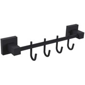 Resim Deppot Q1 Mat Siyah Set Askılık A.2729.s 