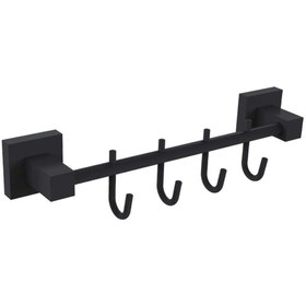 Resim Deppot Q1 Mat Siyah Set Askılık A.2729.s 
