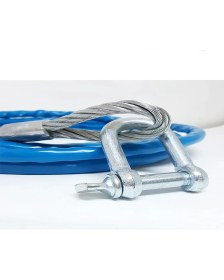 Resim Lidersan Çelik Oto Araç Çekme Halatı 3 Metre Çelik 7 Ton Izoleli 