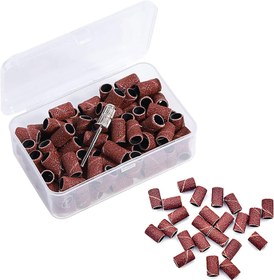 Resim 100 Adet Nail Art Tırnak Freze Uyumlu Zımpara 120 Grit 
