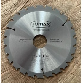 Resim Tomax 160MM Elmas Testere Ahşap Mdf Sunta Kesici Göbek 16MM 30MM 