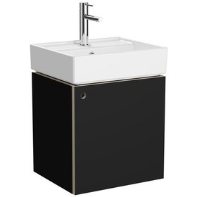 Resim Vitra Archiplan 66557 Lavabo Dolabı 45X38 Cm Mat Siyah / Sağ 