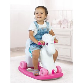 Resim Dolu Oyuncak Sallanan Tekerlekli At 2+ Yaş - Standart / Standart 