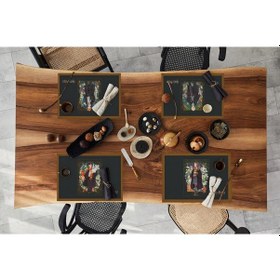 Resim Adawall Home Harry Potter Characters Kumaş Amerikan Servis 4'lü Çok Renkli 