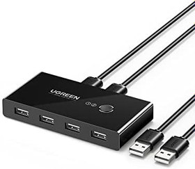 Resim Ugreen 4 Port USB PC Switch Paylaşım Adaptörü 