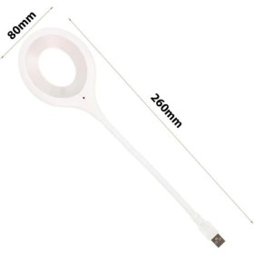 Resim Powermaster Portatif Akrobatik 20 Smd Ledli USB Gece Kitap Okuma Çalışma Lambası (Powerbank Uyumlu) 