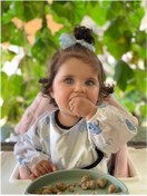 Resim Mama Önlüğü Bebek Oyun Faaliyet Önlük Mavi Fil Desenli 1 - 4 Yaş Mavi 