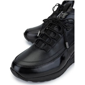 Resim Tamer Tanca Kadın Hakiki Deri Siyah Rugan Casual Ayakkabı 599 0127-401 Bn Ayk Sk24-25 Syh Rgn/syh Dr Siyah Rugan 