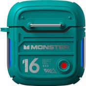 Resim Monster XKT16 Tws Bluetooth 5.3 Kulaklık Hifi Müzik Oyun Kablosuz Kulaklık - Koyu Yeşil (Yurt Dışından) 