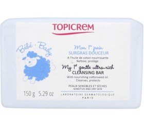 Resim Topicrem My 1st Soft Fat Loaf 150 Gr ( Bebeklerin ve bebeklerin hassas ve kuru cildi için belirtilen 