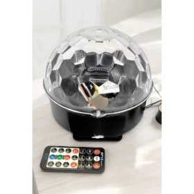 Resim Bluetooth ve Uzaktan Kumandalı Çok Renkli Masaüstü Disko Topu 