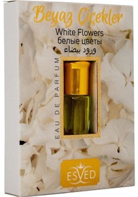 Resim Esved Beyaz Çiçekler Kokusu Alkolsüz Esans 3 ML 