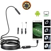 Resim AteşTech Endoskop Yılan Kamera 2 Metre Sert Kablo Led Işıklı Android Uyumlu SU GEÇİRMEZ 