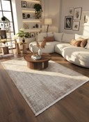 Resim İCON T-MD02–BEJ Modern Yumuşak Salon Koridor Mutfak Makine Dokuma Halısı - 80x150 