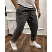 Resim Daxis Sportwear Company Unisex Koyu Gri Kelepçe Paça Eşofman 