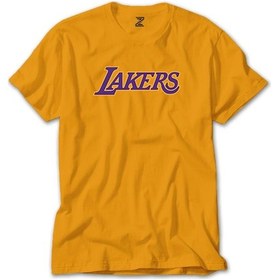 Resim Los Angeles Lakers Sarı Tişört Sarı 