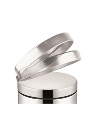 Resim Rulopak Pedallı Paslanmaz Çöp Kovası 16 Litre 