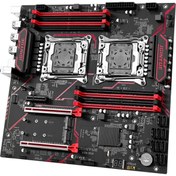 Resim Jginyue 9d4 Intel X99 2666 Mhz Ddr4 Soket Gigabit Ethernet 2011-3 Çift Işlemci Destekli E-Atx 