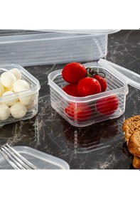 Resim Porsima 4368 Freshlock Vakumlu Kahvaltılık Çok Amaçlı Saklama Kabı Kahvaltı Seti Şeffaf 